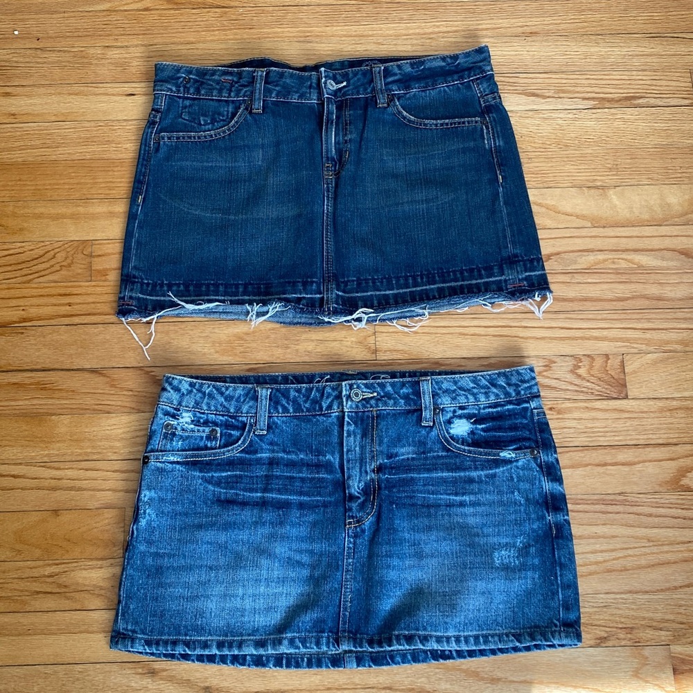 GAP & American Eagle Denim Mini Skirts
